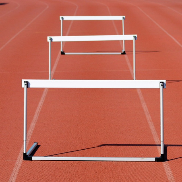 A visual representation of hurdles and time management